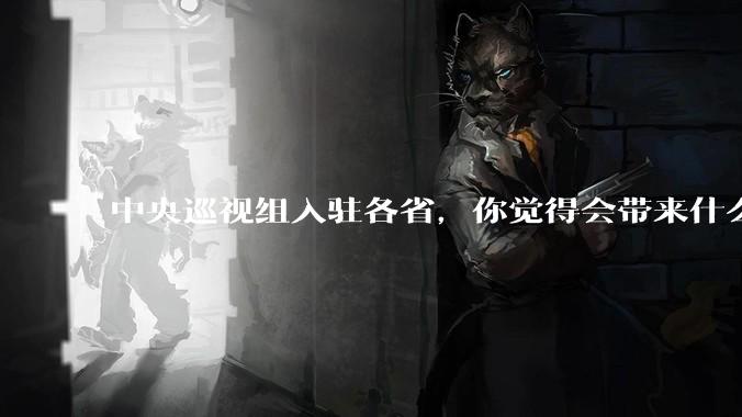 中央巡视组入驻各省，你觉得会带来什么变化吗？